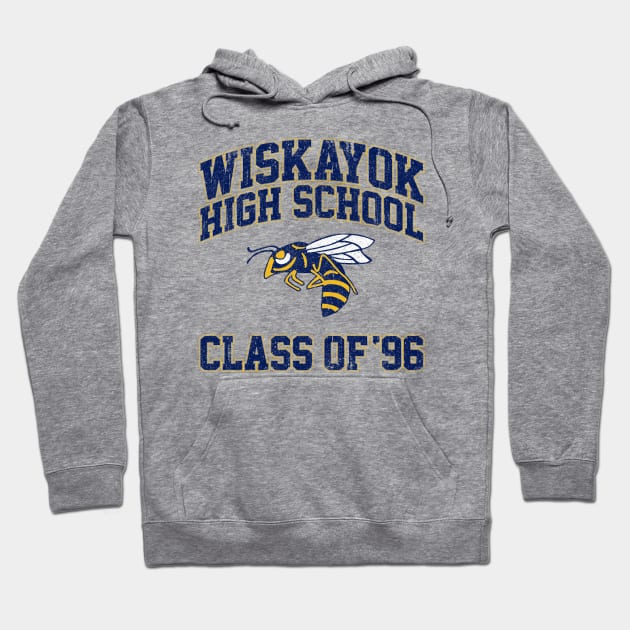 Wiskayok High School Class of 96 (Variant) Hoodie by huckblade